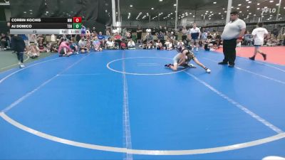 72 lbs Round 4 (6 Team) - Corbin Kochis, Micky`s Maniacs vs AJ Domico, Tri State Hammers