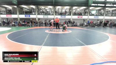 146-160 lbs Quarterfinal - Braydon Callas, Evergreen Park High School vs Max Mulhearn, Riot Room