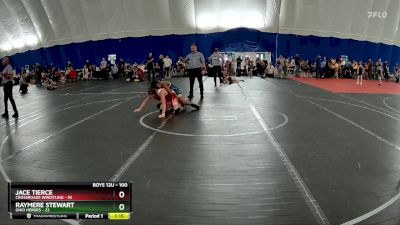 100 lbs Round 5 - Raymere Stewart, Ohio Heroes vs Jace Tierce, Crossroads Wrestling