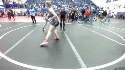 105 lbs Rr Rnd 2 - Ella Costilla, Harrah vs Keira Horton, Newkirk Takedown Club