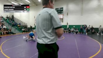 138 lbs Round 4 (6 Team) - Cooper Meyer, Wheatland vs Lance Baggs, Cody