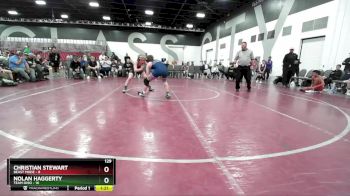 129 lbs Placement Matches (8 Team) - Christian Stewart, Beast Mode vs Nolan Haggerty, Team Ohio