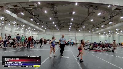 120 lbs 7th Place Match - Jianna Gomez, Forge vs Christina Padilla, Beat The Streets Baltimore