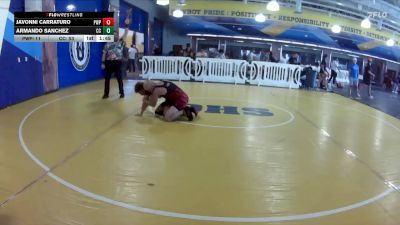 106 lbs Quarters & Wb (16 Team) - Javonni Carraturo, Pasco Wolfpack vs Armando Sanchez, Cypress Creek