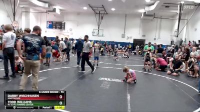 55 lbs Cons. Round 2 - Darby Wischhusen, Unattached vs Todd Williams, KC Elite Training Center