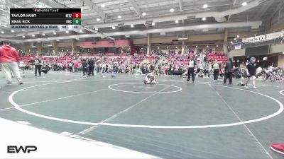 96 lbs Placement Matches (8 Team) - Taylor Hunt, Nebraska Boyz vs Beau Eck, Brawlers