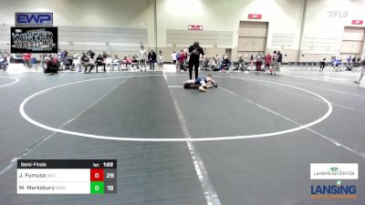 79 lbs Semifinal - Jacob Fumusa, Valiant Prep Wrestling Club vs Macklen Marksbury, Michigan Premier WC - (A)