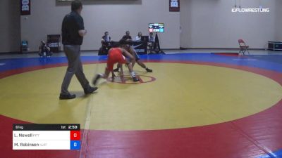 61 kg Cons 16 #1 - Louis Newell, Pittsburgh vs Malcolm Robinson, NJRTC