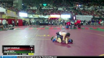 A - 103 lbs Quarterfinal - August Courville, Ronan vs Caleb Smith, Custer Co. (Miles City)