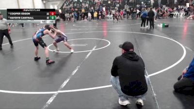 126 lbs Cons. Round 1 - Haydyn Cantrall, Overton Eagles vs Cooper Edson, Sedgwick County