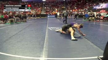 2A-157 lbs Cons. Round 3 - Cooper Franklin, Alburnett vs Brooxton Lundgren, North Fayette Valley