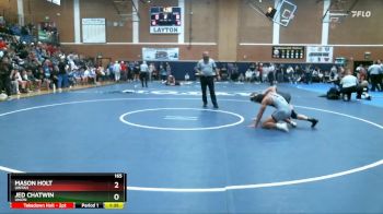 165 lbs Semifinal - Mason Holt, Uintah vs Jed Chatwin, Union