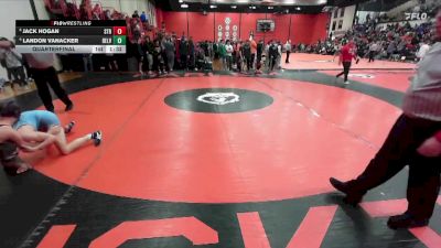 144 lbs Quarterfinal - Jack Hogan, Chicago (ST. RITA) vs Landon VanAcker, Belvidere (HS)
