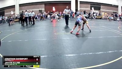 107 lbs Round 2 (6 Team) - Jayvyn Allami, Roundtree WA vs Jonathon Davenport, Ohio Gold