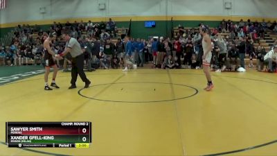 113 lbs Champ. Round 2 - Sawyer Smith, PERKINS vs Xander Gfell-King, EDISON (Milan)