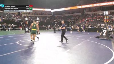 190 lbs Round Of 64 - Joseph Ashby, Monterey (CC) vs Fisher Amabisca, Kingsburg (CS)