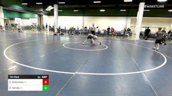 70 lbs 7th Place - Dominic Schuman, PA vs Dakota Sandy, PA