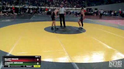 6A-120 lbs Champ. Round 2 - Connor Abraham, Nelson vs Elliot Mauck, Westview