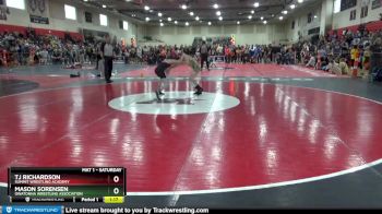 85 lbs Champ. Round 2 - Mason Sorensen, Owatonna Wrestling Association vs Tj Richardson, Summit Wrestling Academy