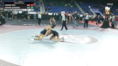 132 lbs Consi Of 32 #2 - Carson Toth, Fairfield Warde vs Javivier Alvarado, Putnam