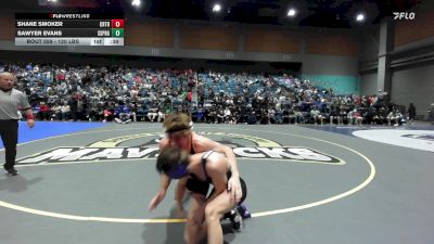 120 lbs Consi Of 64 #2 - Shane Smoker, Crater vs Sawyer Evans, Spanish Springs