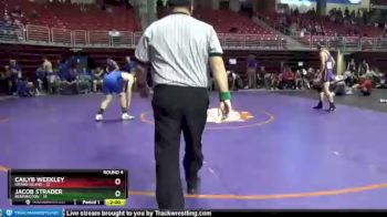 182 lbs Round 4 (8 Team) - Cailyb Weekley, Grand Island vs Jacob Strader, Bennington