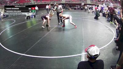 140 lbs 1st Place Match - David Standen, Nebraska Wrestling Academy vs George Kollman, Nebraska Boyz