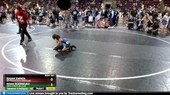 38-42 lbs Semifinal - Isaiah Zapata, Betterman Elite Wrestling vs Noah Rodriguez, Ridge Wrestling Club