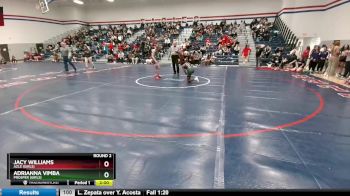 100 lbs Round 2 - Jacy Williams, Azle (Girls) vs Adrianna Vimba, Prosper (Girls)