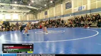 110 lbs Placement (4 Team) - Peyton Brummitt, Perry Meridian vs Chase Kline, Avon