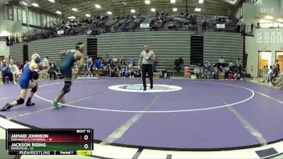 120 lbs Placement Matches (8 Team) - Jackson Rising, Homestead vs Jamari Johnson, Indianapolis Cathedral