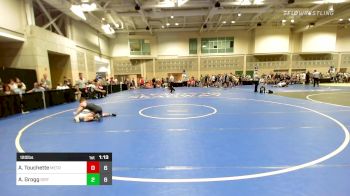 120 lbs Rr Rnd 1 - Anthony Touchette, MetroWest United Black vs Aiden Grogg, Grit Mat Club