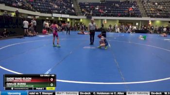 80 lbs Round 3 - Sadie Yang-Elson, Summit Wrestling Academy vs Oaklee Burke, Cresco Youth Wrestling Club