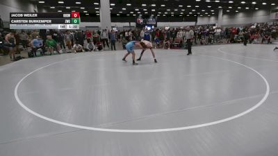 132 lbs Champ. Rd Of 64 - Carsten Burkemper, Zumwalt Wrestling Club vs Jacob Weiler, Kearney High School Wrestling