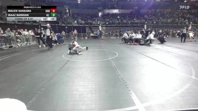 95 lbs Consi Of 8 #1 - Malick Gassama, Roselle Park vs Isaac Barikian, All I See Is Gold Academy