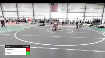 152 lbs Consi Of 8 #1 - Jon Beckett, PA vs Evan Rizzo, OH