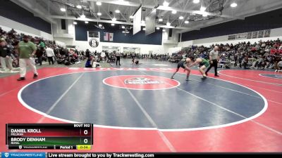 126 lbs Cons. Round 1 - Daniel Kroll, Millikan vs Brody Denham, Royal