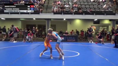 80 lbs Cons. Rd Of 16 - Makai Steele, PSF Wrestling Academy vs Samuel Svitana, Truckee Wrestling Club