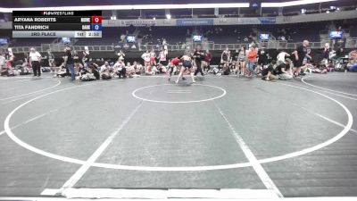 146 lbs 3rd Place - Aryana Roberts, MoWest Wild Dragons vs Tita Fandrich, Darkhorse WC