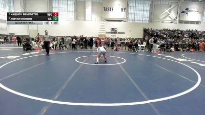 98 lbs Quarterfinal - Kassidy Benedetto, WRCL Wrestling Club vs Aniyah Rought, Club Not Listed