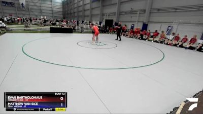 160 lbs Round 3 (8 Team) - Evan Bartholomaus, Minnesota Red vs Matthew Van Sice, Team Virginia