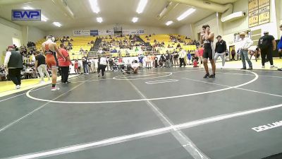 155-A lbs Final - Tyce Walker, Tulsa Union vs Hayden Justice, Tahlequah Wrestling Club