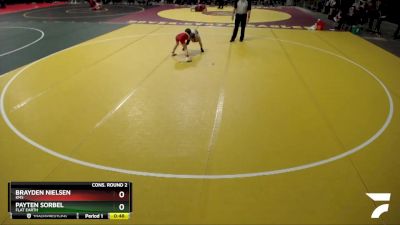 80 lbs Cons. Round 2 - Brayden Nielsen, KMS vs Payten Sorbel, Flat Earth