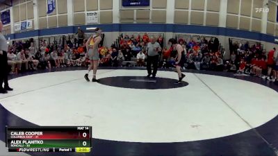 144 lbs Semis & Wb (16 Team) - Caleb Cooper, Columbus East vs Alex Plahitko, Roncalli