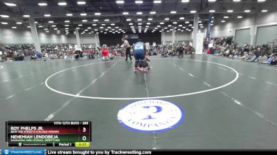 285 lbs 3rd Place Match - Nehemiah Lendobeja, Kaukauna High School Wrestling vs Roy Phelps Jr., Beat The Streets Chicago-Midway