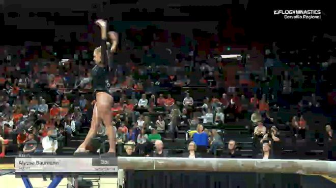 Alyssa Baumann - Beam, Florida - 2019 NCAA Gymnastics Regional Championships - Oregon State
