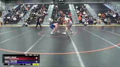 16U-10 lbs Round 1 - Sandy Sehic, Viking Wrestling Club vs Beau Taylor, Caveman Wrestling