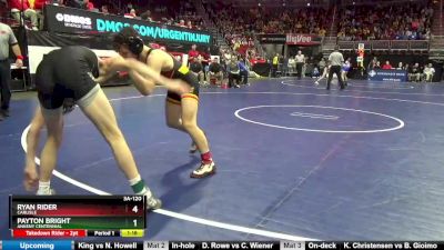 3A-120 lbs Cons. Round 4 - Payton Bright, Ankeny Centennial vs Ryan Rider, Carlisle