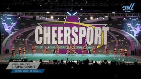 Crush Athletics - Tropic Crush [2025 L3 Senior - D2 - Small - B Day 3] 2025 CHEERSPORT National All Star Cheerleading Championship