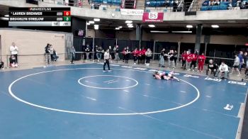 125 lbs Cons. Round 5 - Lauren Brehmer, Unattached vs Brooklyn Strelow, Unattached